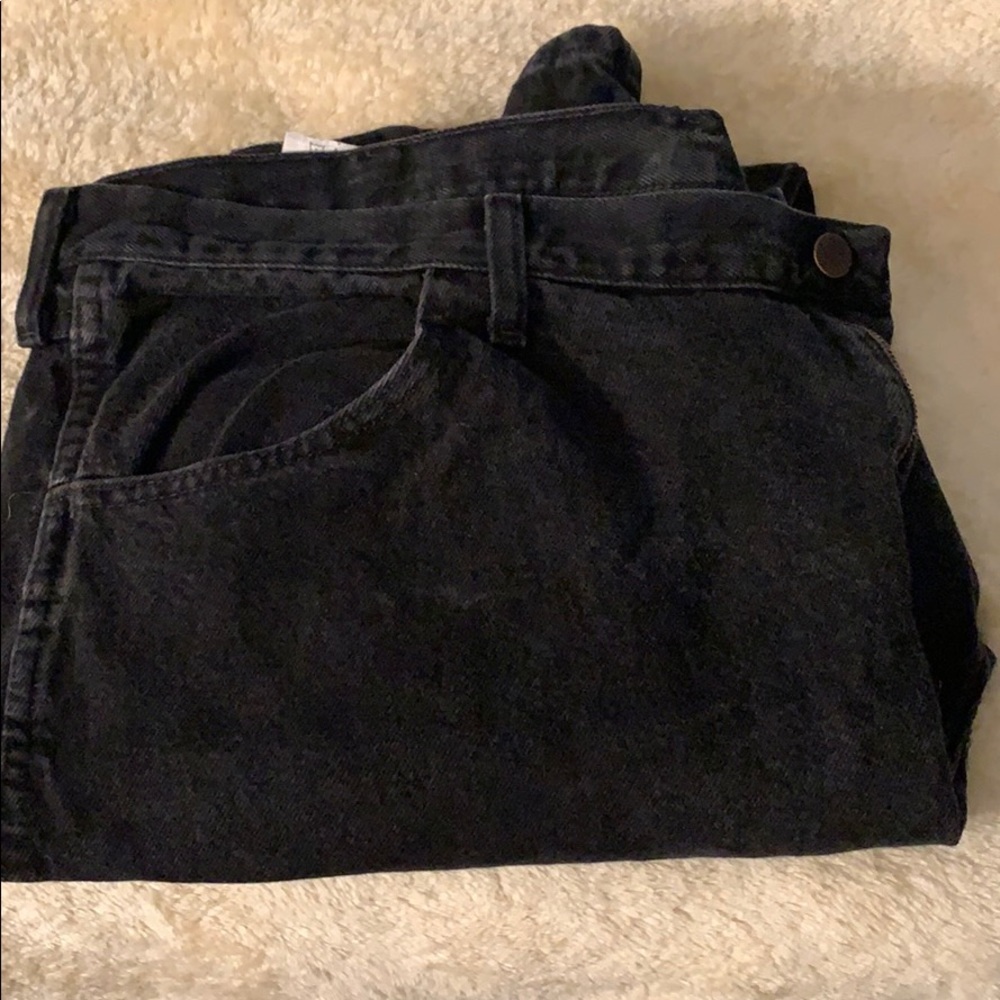 Rustler Men’s bootcut black jeans 42X32